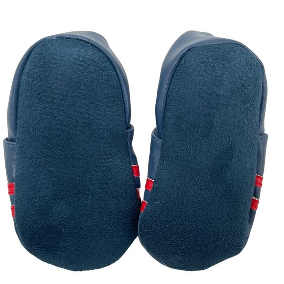 NHL | Infant's Booties | Oilers | Red and Blue - Picture 4 of 6